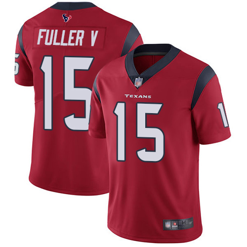 Houston Texans Limited Red Men Will Fuller V Alternate Jersey NFL Football #15 Vapor Untouchable->houston texans->NFL Jersey